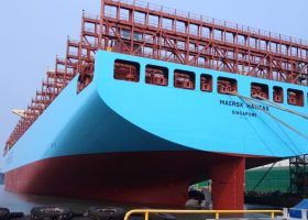 Fire stricken Maersk Honam returns to service as Maersk Halifax
