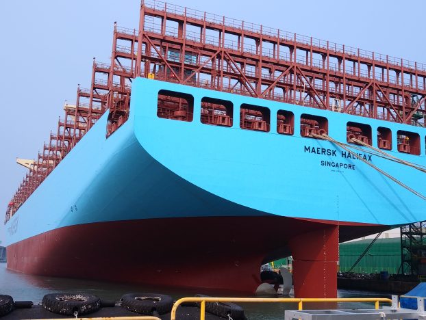 Fire stricken Maersk Honam returns to service as Maersk Halifax