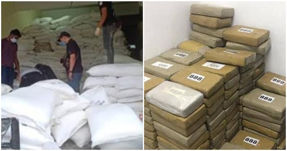 Malaysia seizes $161m cocaine, meph in sacks
