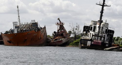 Navy raises alarm on shipwrecks in Lagos waters 