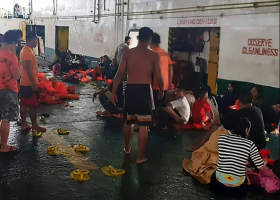 Three dead, over 240 rescued after Philippine ferry blaze
