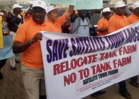 Satellite town residents kick against approvals for tank farms