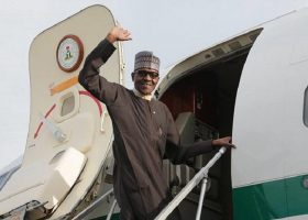 Buhari leaves for New York