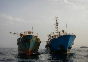 Navy arrests two vessels for illegal fishing
