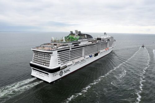MSC cruise ship Grandiosa complees sea trials