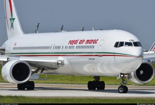 Air Maroc aborts takeoff over cargo door light