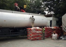Customs impounds 250 bags of rice concealed in fuel tanker