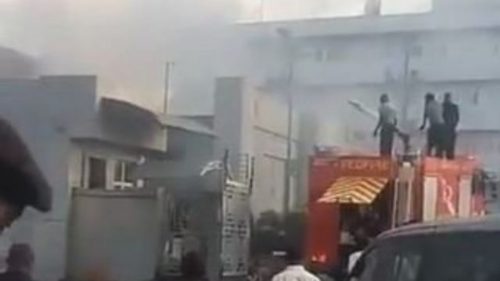 Fire outbreak at FIRS headquarters in Abuja
