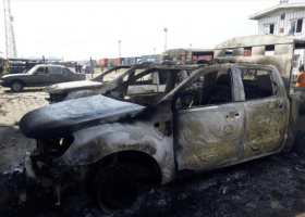 BREAKING: Pandemonium in Apapa as taskforce kills truck driver