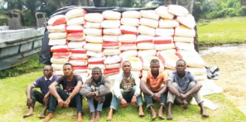 Navy arrests six suspected rice smugglers in Akwa Ibom