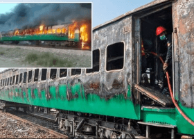73 confirmed dead in Pakistani train fire