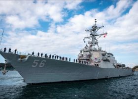 USS John S. McCain returns to sea two years after collision