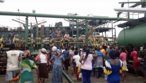Youths disrupt production of crude oil at Belema