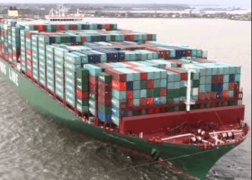 China’s export container shipping index drops in October