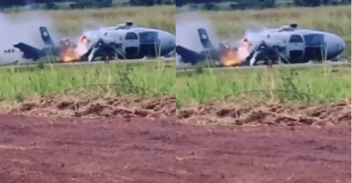 Nigerian Air Force helicopter crashes in Enugu