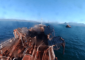 Two killed, one missing as explosion rocks Russian tanker