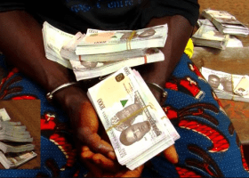 customs intercept fake currency