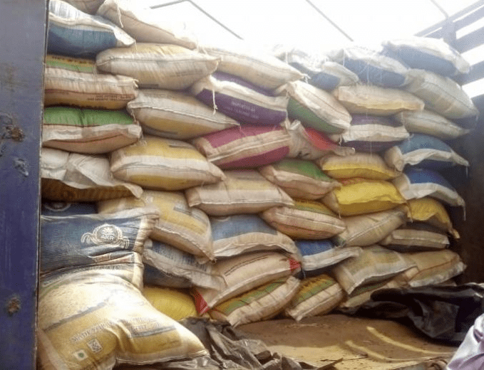 Customs seizes 47 trailers of rice at Seme 