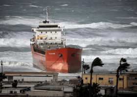 Storm beaches merchant ship near southern Israeli port
