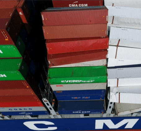 Report: Why CMA CGM ship lost 137 containers at sea 