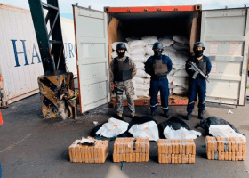Cocaine found aboard containership in Ecuador 