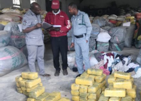 Customs intercepts 140kg of Indian hemp, arrests two
