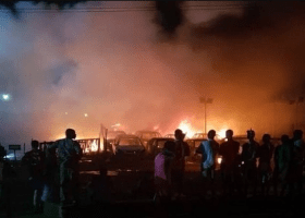 VIDEO: Two feared dead, scores injured in Lagos pipeline explosion