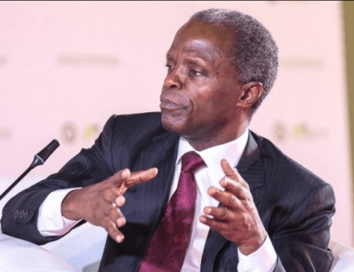 Apapa gridlock, economy tops Osinbajo's discussion with LCCI