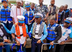 PHOTOS: Sanwo-Olu commissions new boats, mobile app for water transportation