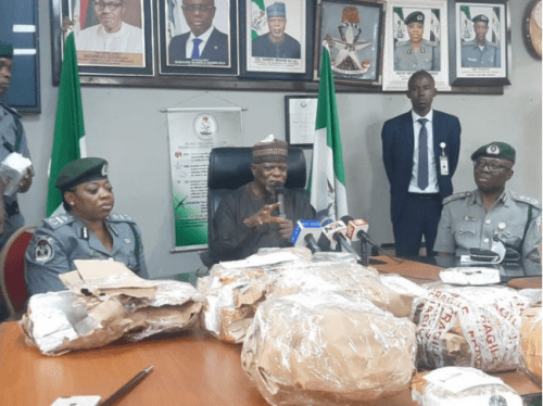 PHOTOS: Customs intercept $8m cash at Lagos Airport