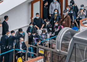 Coronavirus: Hong Kong frees 3,600 quarantined cruise ship passengers