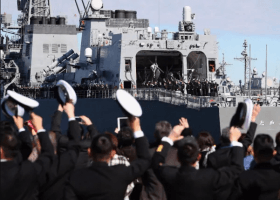 Japan dispatches warship to Middle East