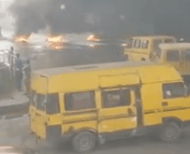 VIDEO: 3 feared killed as Okada riders, police clash in Lagos