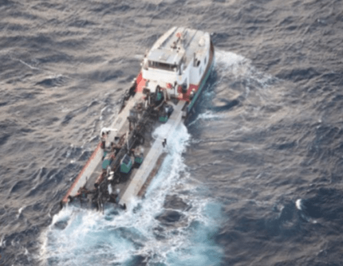 Vessel splits into two off Malta