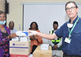COVID-19: ENL Consortium donates protective kits to NPA