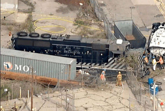 Engineer derails train towards hospital ship USNS Mercy