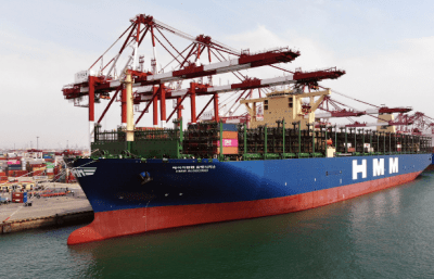 World’s largest containership embarks on maiden voyage