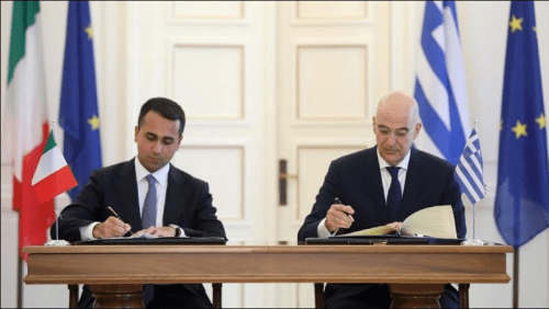 Greece, Italy sign accord on maritime zones in Ionian Sea