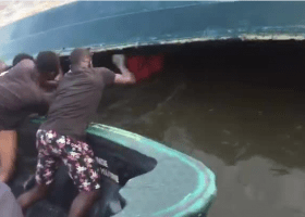 VIDEO: 4 feared dead as boat capsizes at Kirikiri