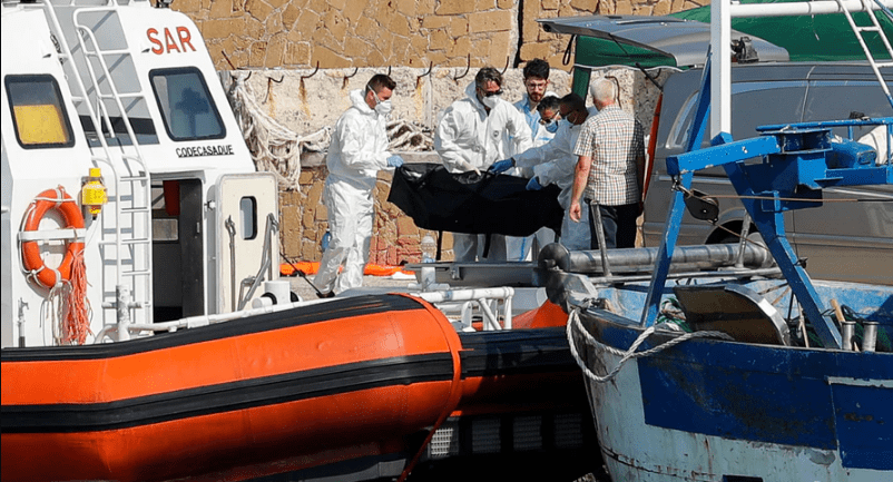 3 migrants die as migrant boat catches fire off Italy