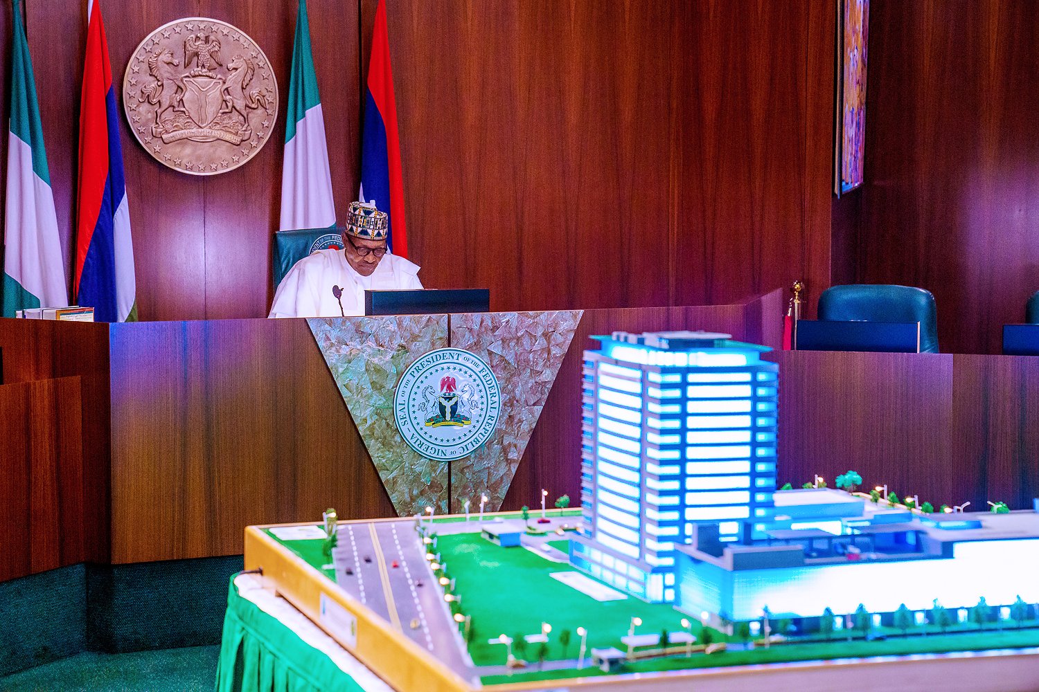 Buhari commissions 17-storey NCDMB headquarters
