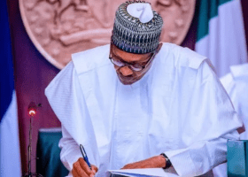 Buhari signs instrument for African trade insurance agency