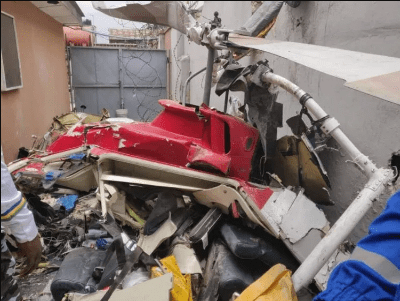 3 killed in Lagos helicopter crash
