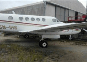 Mobil Oil’s jet runs into Lagos airport fence
