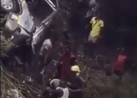 8 teenage footballers die as vehicle plunges into river