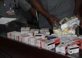 Dubai-bound passenger caught with 5,342 ATM cards in bean sacks