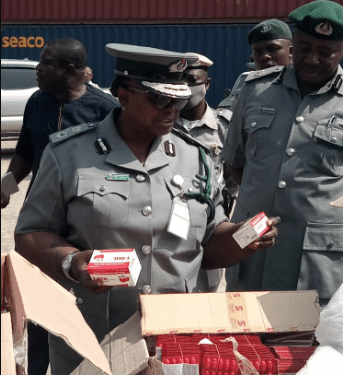 Customs seizes 16 containers of tramadol, other prohibited items worth N229m