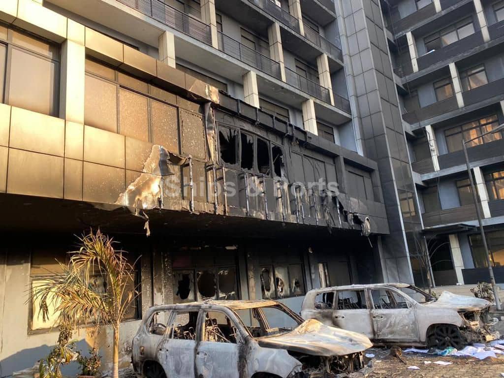 Burnt building: NPA asks staff to stay at home, activates insurance claims process