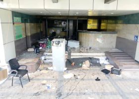 See extent of destruction of NPA headquarters  