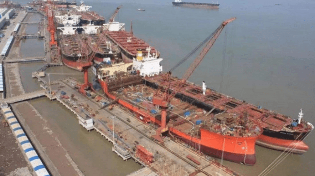 Chinese ship repair output soars 48% boosted by scrubber
